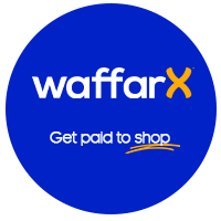 Shop and Earn Cashback Throw WaffarX