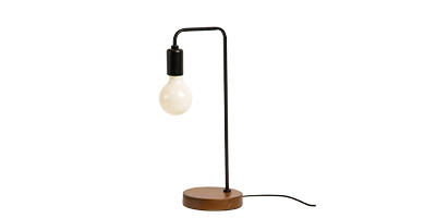 Flake 1 light Black Table Lamp