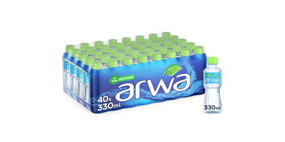 Arwa Bottled Drinking Water, 40pcsx330ML