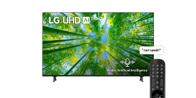 شاشة تلفزيون سمارت ال جي 60 بوصة LED، دقة 4K UHD، 