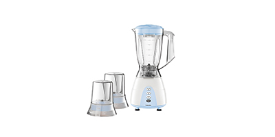 Tornado Countertop Blender With 2 Mills, 1.5 Litres, 500 Watt