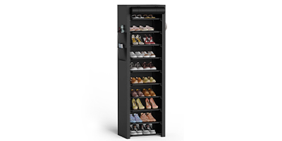 VTRIN Vertical Narrow Shoe Rack Organizer 