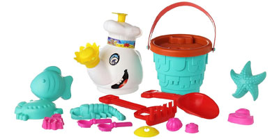 Other Sea Toys Set with Beach Bucket 6 Pieces